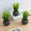 Herbes artificielles 7,1 po avec pot rond