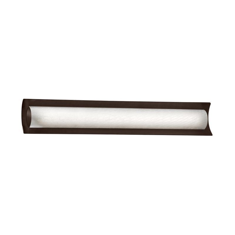 Carlotte Dimmable Bath Bar, Polished Chrome, Weave