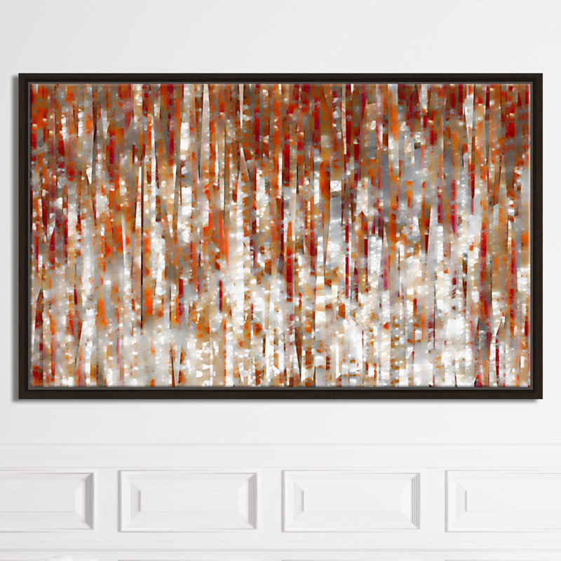 «Under His Care, Isaiah 54:17» par Mark Lawrence, reproduction d'art, Cadre flottant espresso, H 21,5 po x l 33,5 po x P 2 po