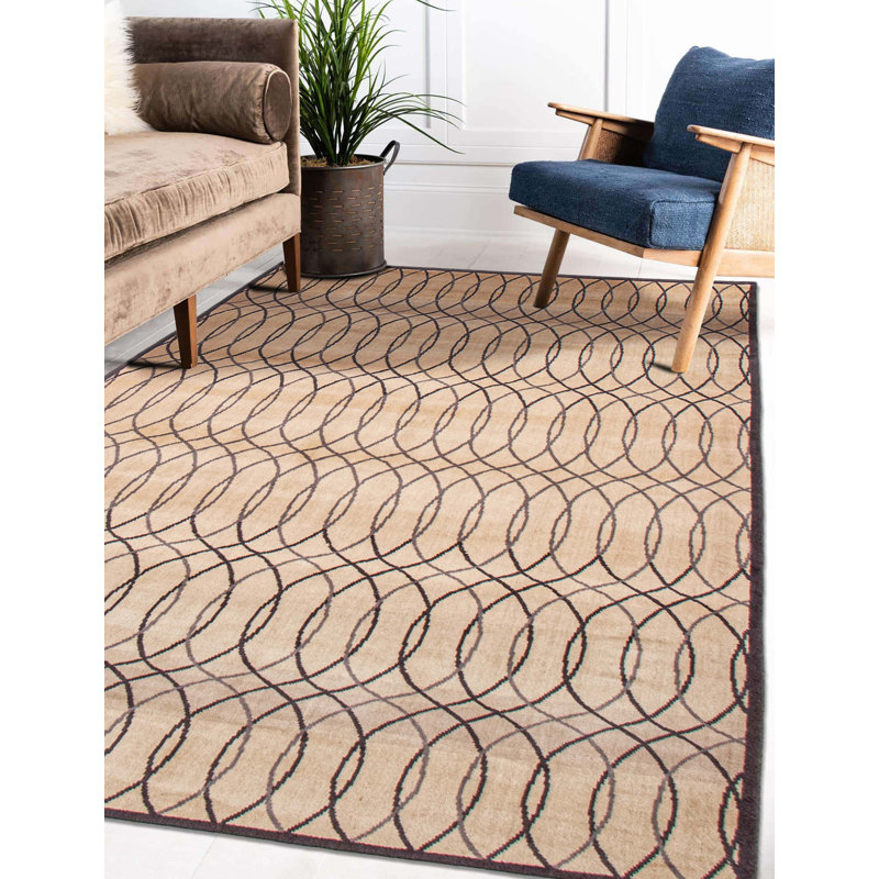 Kayzlee Wool Geometric Indoor Rug