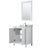 Daria 30'' Single Bathroom Vanity with Marble Top-97873272-97873278-97873275