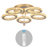 Lulwah LED Semi Flush Mount