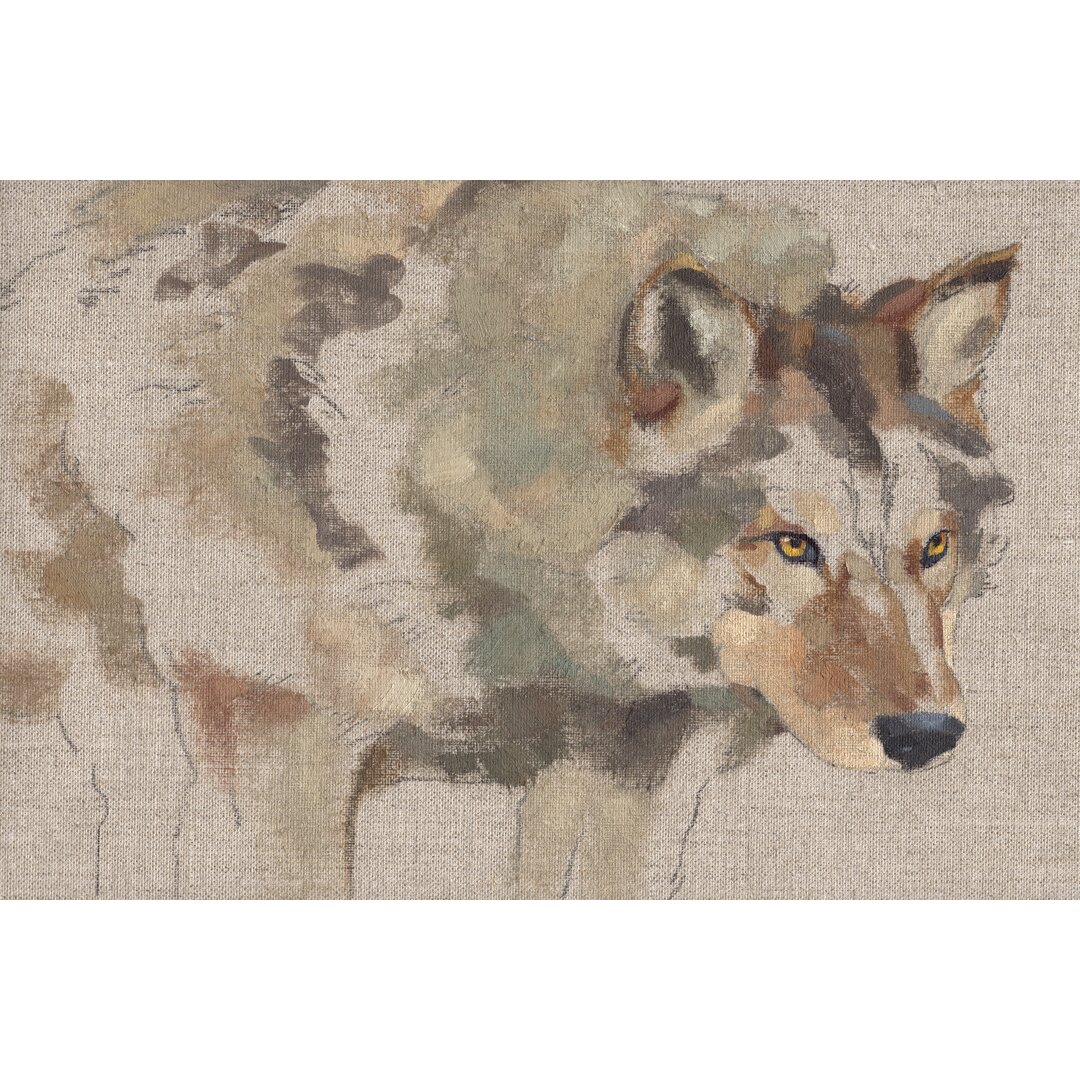 Leinwandbild Timber Wolf I