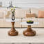Affordable luxury gourd-shaped nesting coffee table set. Two-piece coffee table set. Ideal for living and dining rooms.-132967263