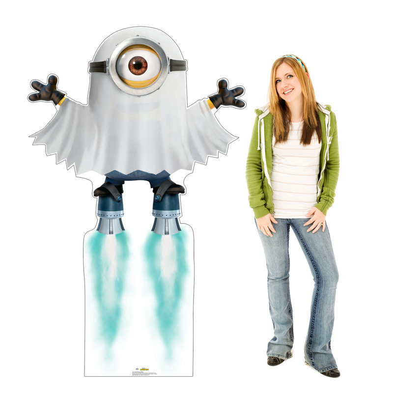Stuart Flying Ghost Minions Lifesize Cardboard Cutout