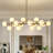 Mandre 16 - Light Modern Linear Chandelier for Dining Room