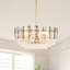 Lustre gradué à 8 lumières avec chaîne réglable Goyette