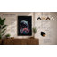 Dolphin Among Blooms Modern - Framed Print-53341019-53340997