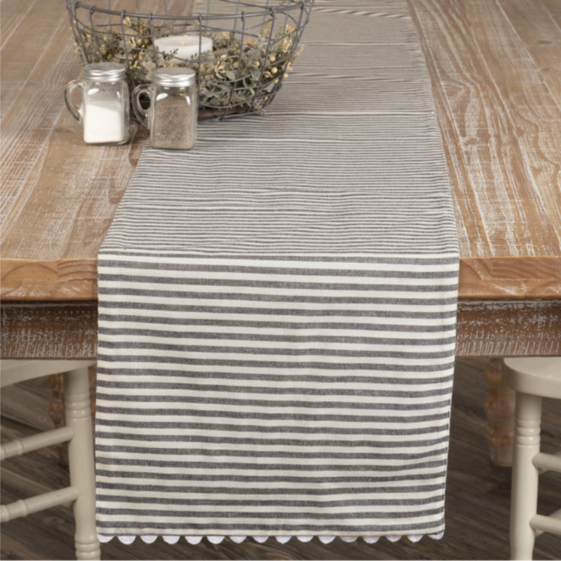 Tapis de couloir Farmhouse, Tapis de couloir L 72 po x l 13 po, Gris