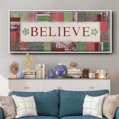 Believe - toile encadrée