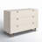 Saurab 3 Drawer 41.5" W Solid Wood Dresser - Cream-972556470