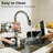 Electric Home Food Slicer 150W Stainless Steel Blade Adjustable Thickness for Meat Cheese Bread
