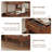 Mobile sideboard storage rack