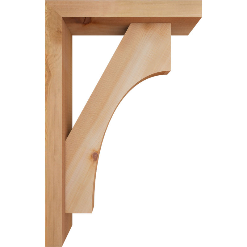 Support Westlake Block avec support décalé, 22 x 14, Cèdre rouge occidental de l 3 1/2 po (lisse)