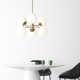 Alex 6 Light Metal Dimmable Sputnik Chandelier