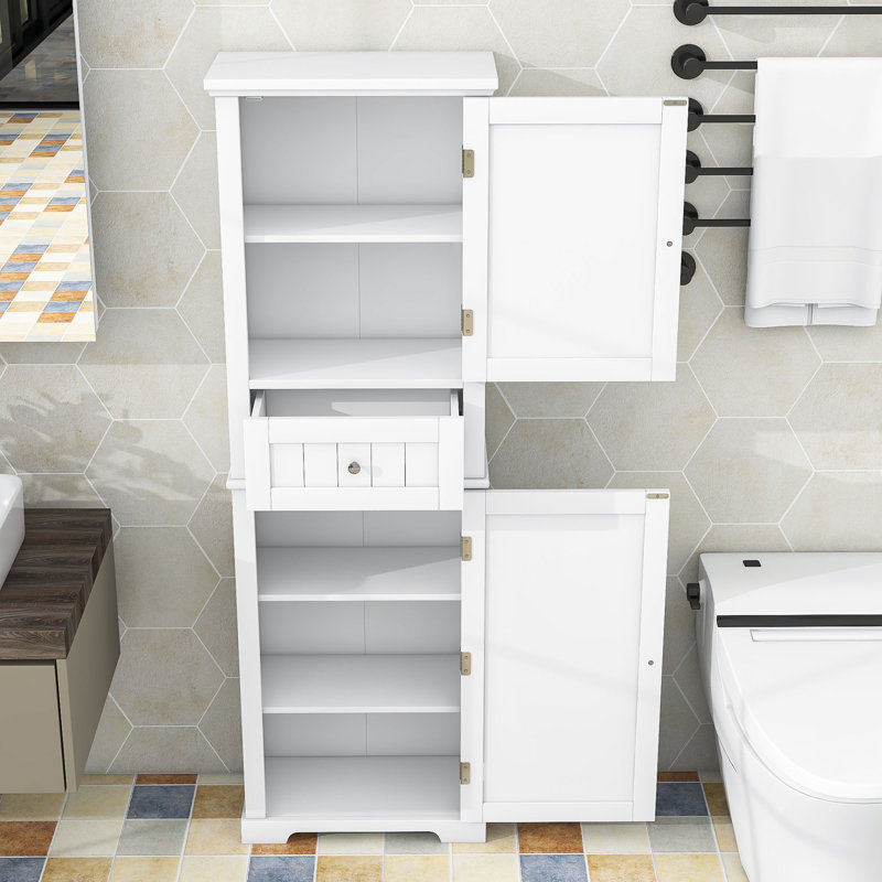 Armoire de salle de bain autoportante Azeezat