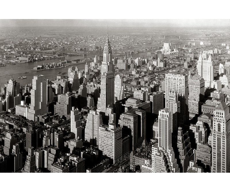 New York City Manhattan - 1932, H 27 po x l 40 po