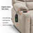 Roder Power Recliner Lift Chair with Extended Footrest, Fabric Upholstered-1068740861