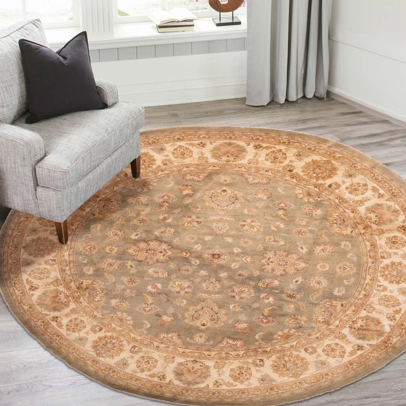 Tapis sauge Peshawar Oushak 10 pi 1 po x 9 pi 10 po