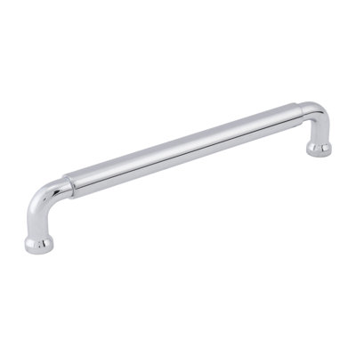 Edgewood Collection Handle Pull - 7-9/16" Center to Center Cabinet Pull Chrome - Transitional Hardware for Drawers & Cabinets