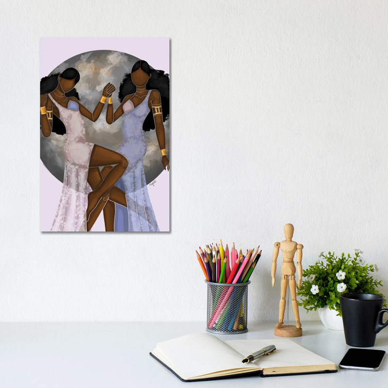 Gemini - Wrapped Canvas Print, 20.32 cm H x 30.48 cm W
