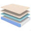 Cleo Cool Copper Ulta Supportive, Pressure Relief Memory Foam Hybrid With Luxurious Euro-Top-1482346593