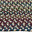 Tapis d'intérieur réversible et multicolore en nylon tressé, polyester et laine Walnut Cove