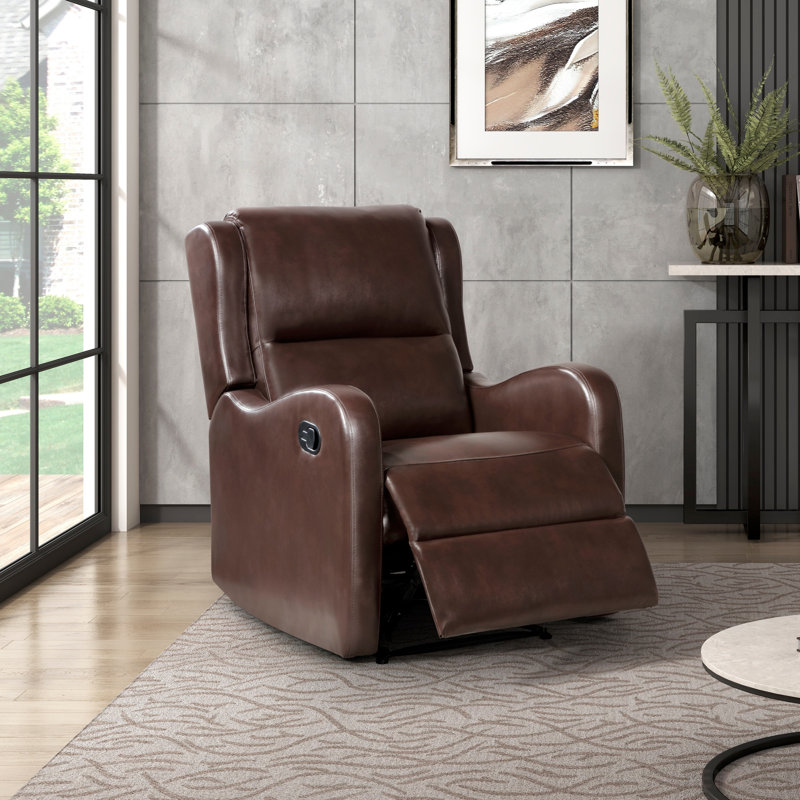 Fauteuil inclinable 1pc Comfort Seating, Brun