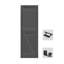 Trous pré-percés en MDF pour porte de grange Assemblage facile - Porte simple, quincaillerie non incluse-92412967-110870664