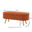 Banc de rangement avec repose-pieds ovale Luxury-131454020