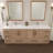 Victoria 83.5 " W Freestanding Standard Free Standing 2 Double Vanity Bathroom Vanity With Acrylic Top-98195040