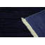 Tapis bleu / noir en laine noué à la main à motif abstrait 3 pi 1 po x 4 pi 7 po Aberdeen