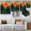 Rétro coucher de soleil sur Manhattan City III - gratte-ciel, salon d'art mural-1100120450-1100120448