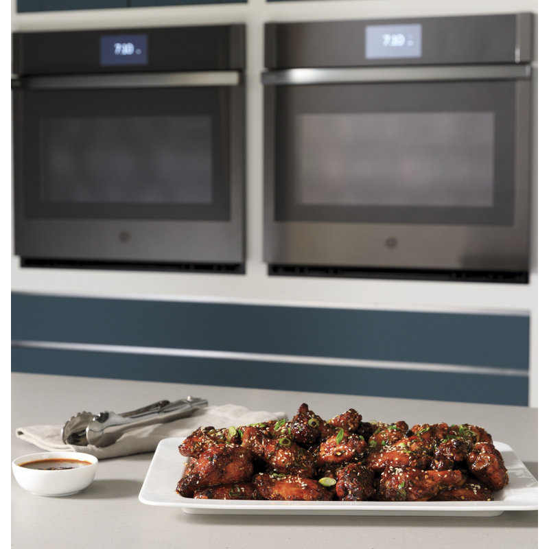 GE Profile Smart Appliances Built-in 26.75" Self-Cleaning Convection Electric Double Wall Oven, Stainless Steel
