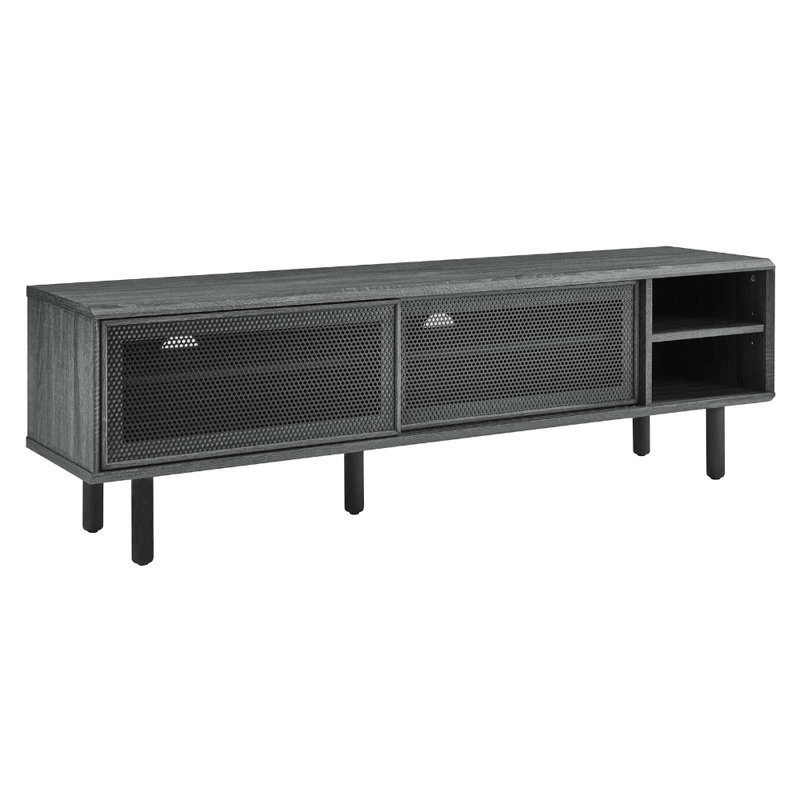60'' W Storage Credenza, Charcoal