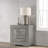 High Gloss 2-Drawer Nightstand Bedside Table