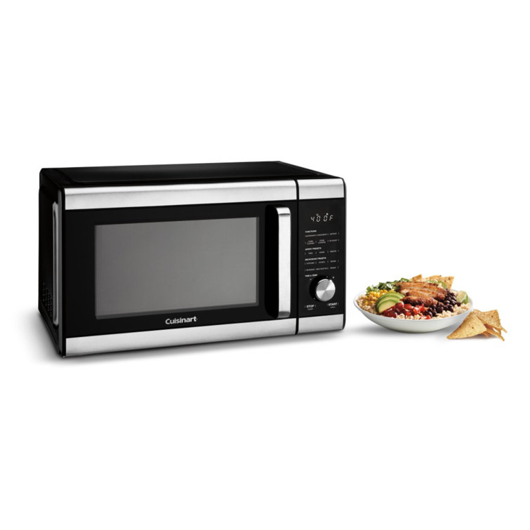 GE 3-in-1 Countertop Microwave Oven, Complete With Air Fryer, Broiler &  Convection Mode, 1.0 Cubic Feet Capacity, 1,050 Watts, Kitchen Essentials  for the Countertop or Dorm Room, Stainless Steel