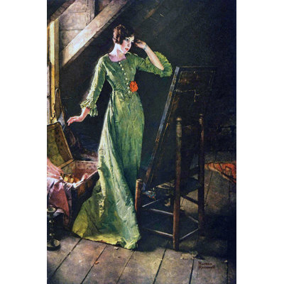 « trésors » par norman rockwell, reproduction d’art sur toile tendue