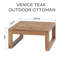 Venice Teak 8 Piece Deep Seating Group With Coffee Table-1330617645