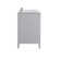 Aleta 60'' Double Bathroom Vanity with Engineered Marble Top