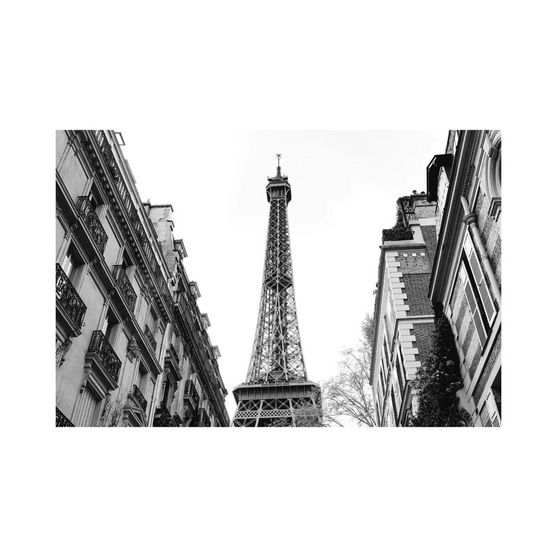 Eiffel Tower V by Bethany Young - Print on Canvas, 66.04cm H x 101.6cm W x 3.81cm D, Wrapped Canvas