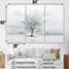 Winters Tree Minimalisme - ensemble d'art mural arbre-107759443-107759445