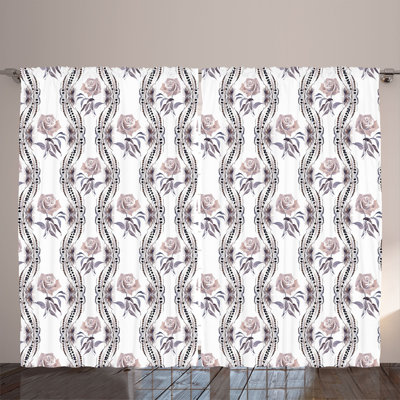 Semi Sheer Curtain Pair