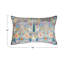 Coussin lombaire en velours Floral Harmony