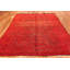Tapis marocain rouge berbère double face rétro