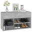 Shoe Bench 105x30x45 cm Engineered Wood