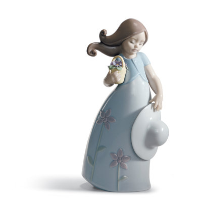 Little Violet Girl Figurine -  Lladro, 01008043