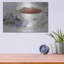 «Periwinkle and Tea» par Lori Deiter, art mural en métal-2100928193