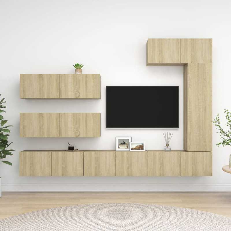 Azayla TV Stand for TVs up to 43", Sonoma Oak