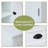 Mayden 37" H Bathroom Cabinet, Freestanding Bathroom Cabinet with Glass Door